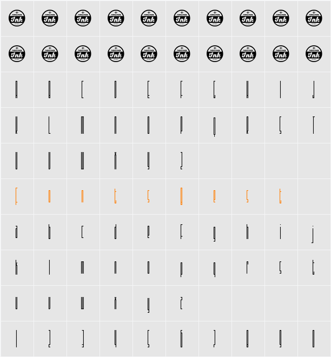 Sothin Character Map