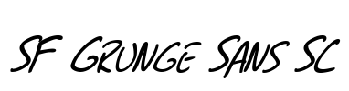 SF Grunge Sans SC Font Image