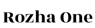 Rozha One Font Image