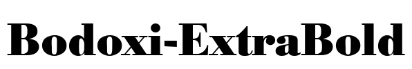 Bodoxi-ExtraBold