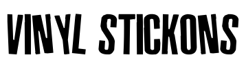 Vinyl Stickons Font Image