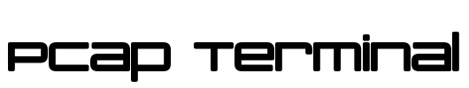 PCap Terminal Font Image