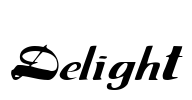 Delight Font Image