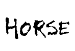 Horse Font Image
