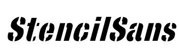 StencilSans Font Image