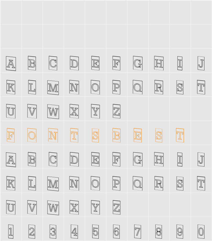 a_NoterCmOtlDn Character Map