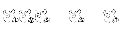 LMS Seal Talk Font Image