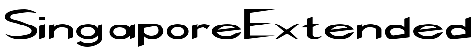 SingaporeExtended Font Image