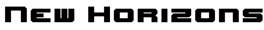 New Horizons Font Image