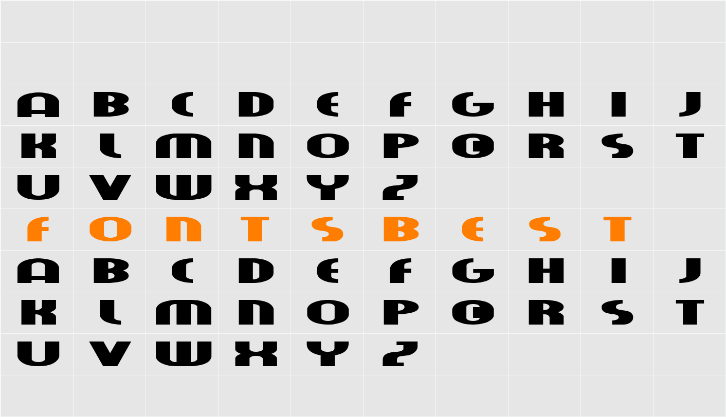 fatboy Character Map