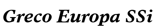 Greco Europa SSi