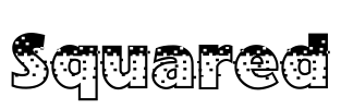 Squared Font Image