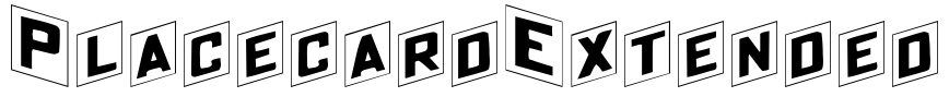 PlacecardExtended Font Image