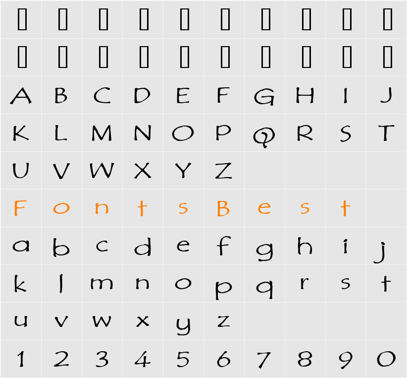 Di Murphic Full Character Map