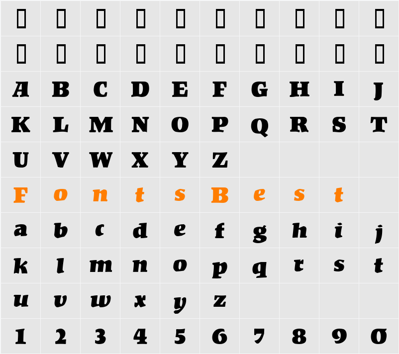 Kompakt Character Map