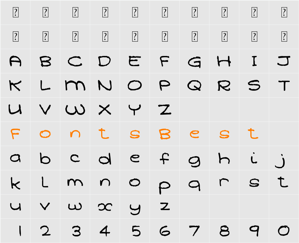Qarolina Character Map
