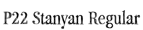 P22 Stanyan Regular Font Image