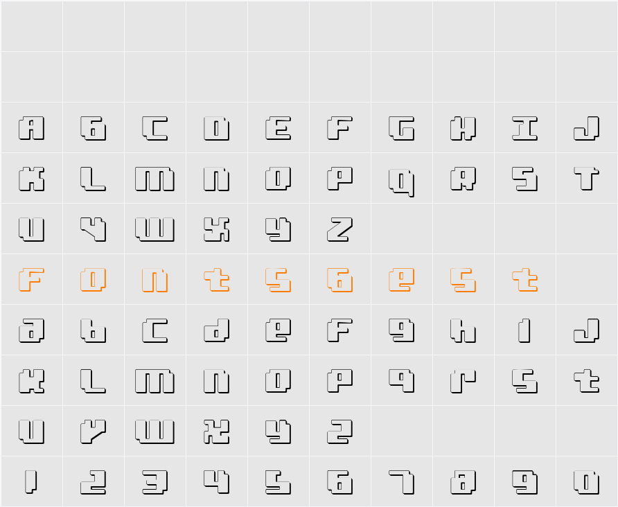 bad robot 3d Character Map