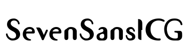 SevenSansICG Font Image