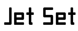 Jet Set Font Image