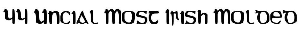 YY Uncial Most Irish Molded