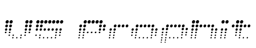 V5 Prophit Font Image