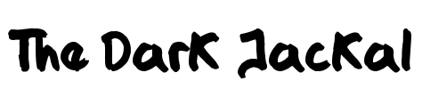 The Dark Jackal Font Image