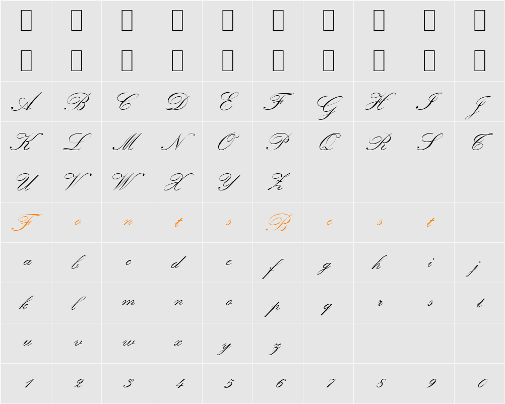 KremlinScriptTwo Character Map