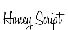 Honey Script Font Image