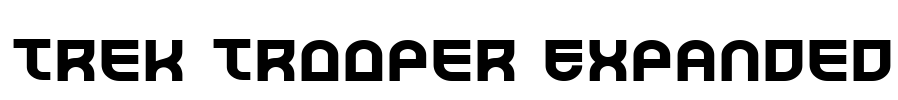 Trek Trooper Expanded Font Image