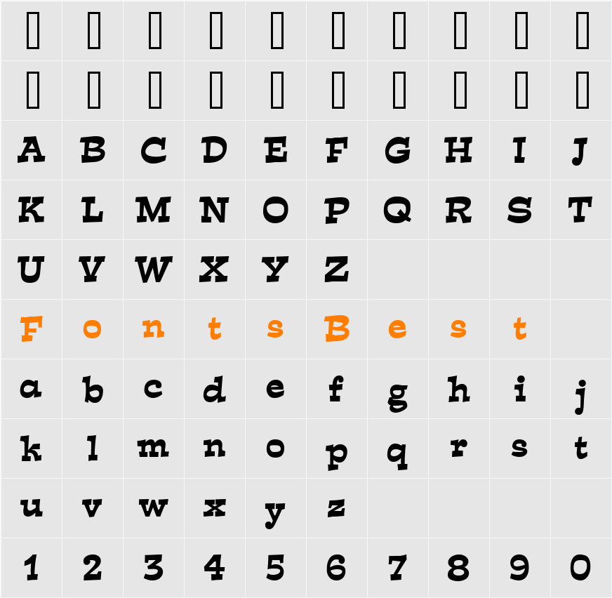 Expose Character Map