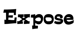 Expose Font Image