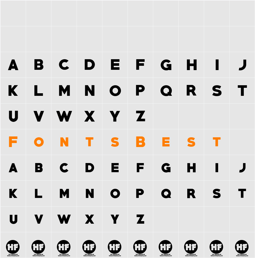 PRIMETIME Character Map