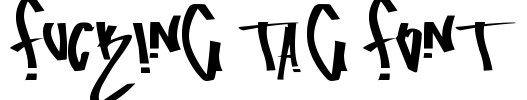 fucking tag font Font Image