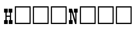 HighNoon Font Image