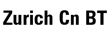 Zurich Cn BT Font Image