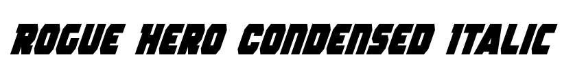 Rogue Hero Condensed Italic