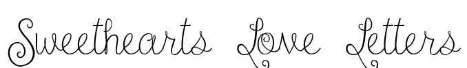 Sweethearts Love Letters
