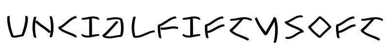 UncialFiftySoft Font Image