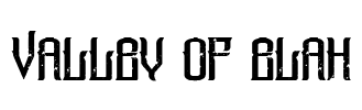 Valley Of Elah Font Image