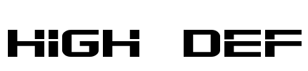 High Def Font Image