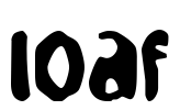 loaf Font Image