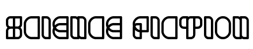 science fiction Font Image