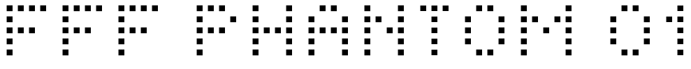 FFF Phantom 01 Font Image