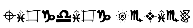 Wingding Review Font Image