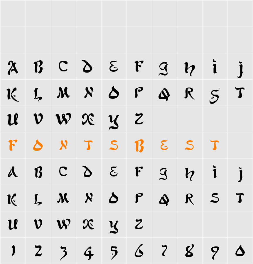 Kohelet Character Map