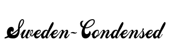 Sweden-Condensed Font Image