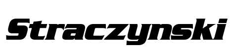 Straczynski Font Image