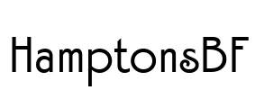 HamptonsBF Font Image