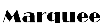 Marquee Font Image